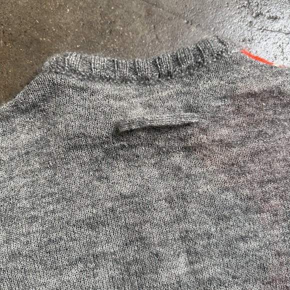 Jean Paul Gaultier Insane Vintage Cropped Wool Cutout Sweater RARE - Picture 5 of 10